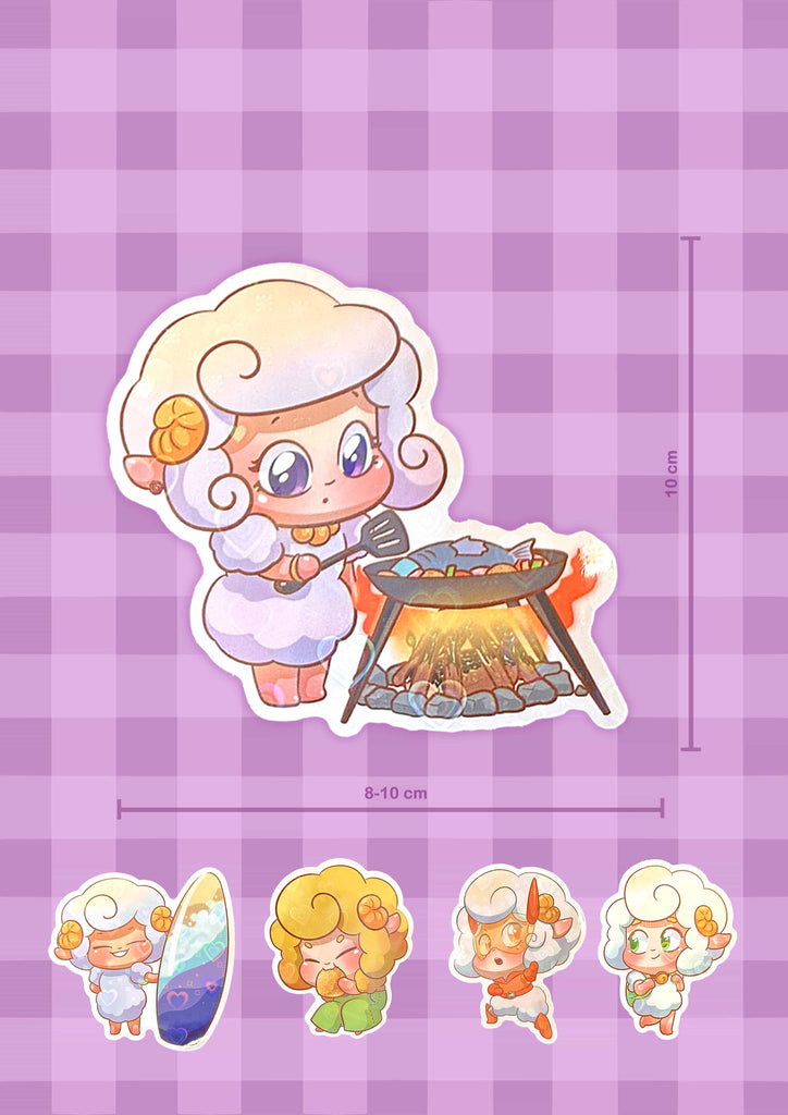 Sheep Adventures Sticker Set