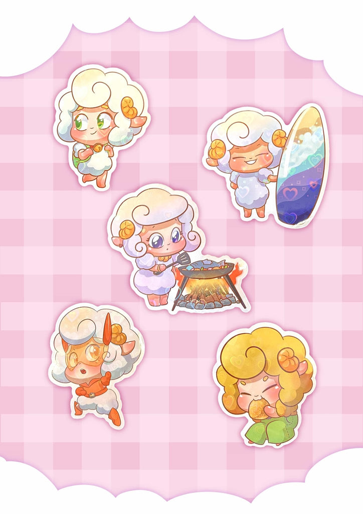 Sheep Adventures Sticker Set