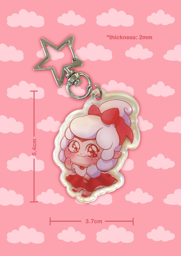 Sheep-Themed Key Chain