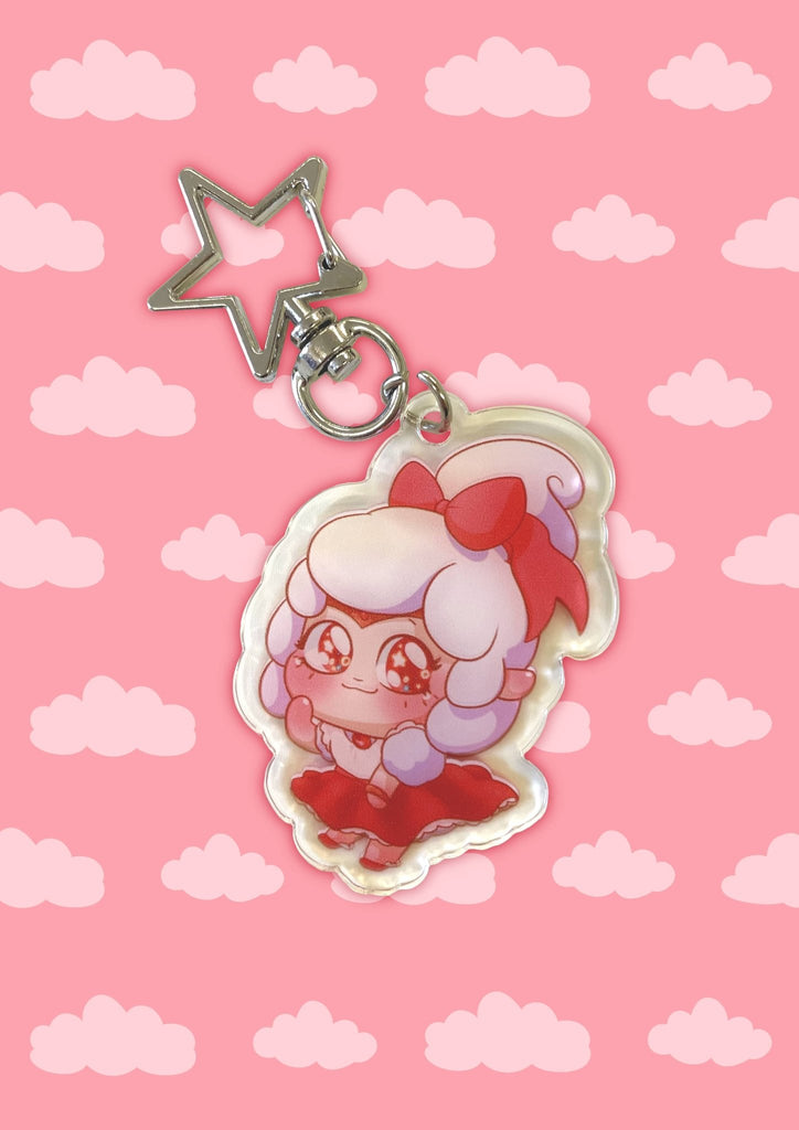 Sheep-Themed Key Chain Stefanie