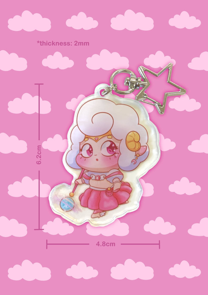 Sheep-Themed Key Chain