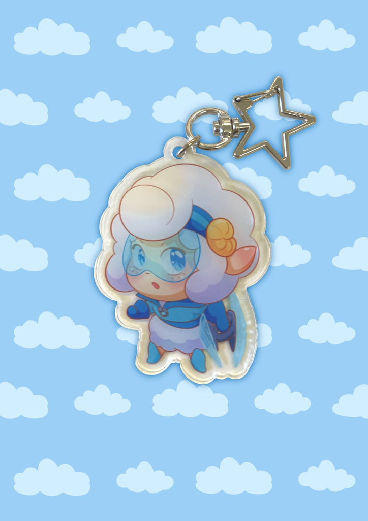 Sheep-Themed Key Chain Hiro