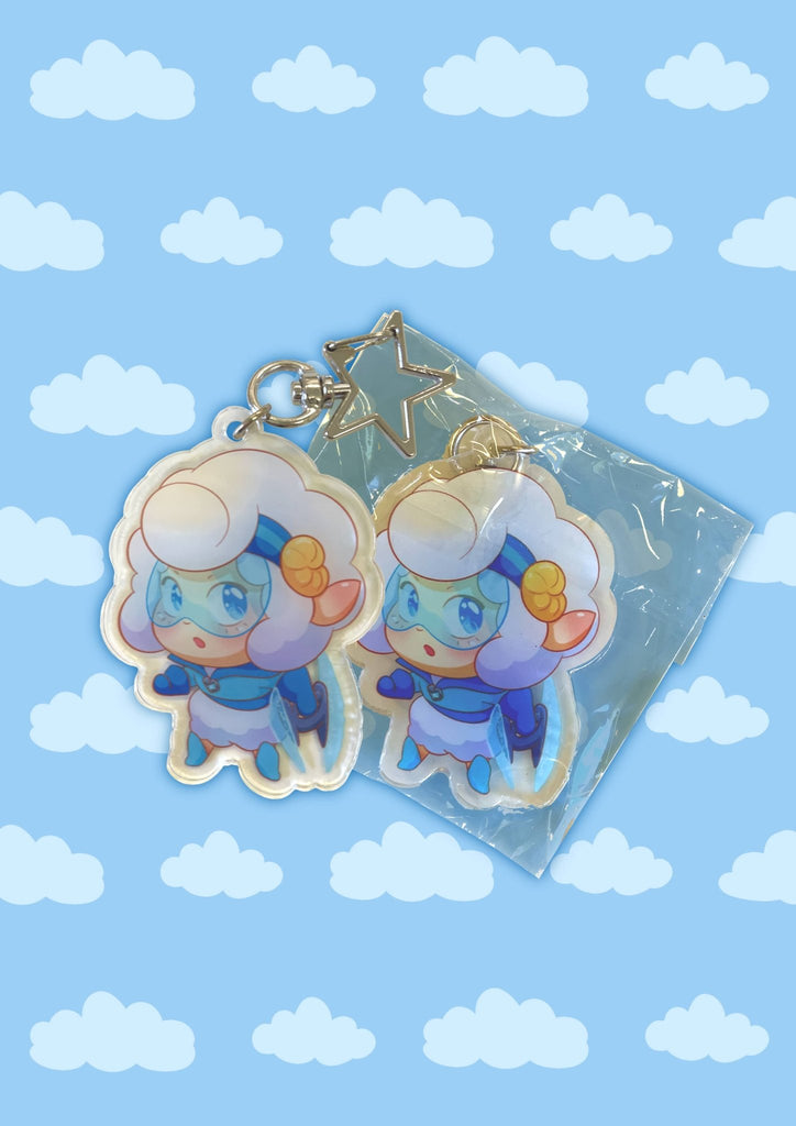 Sheep-Themed Key Chain