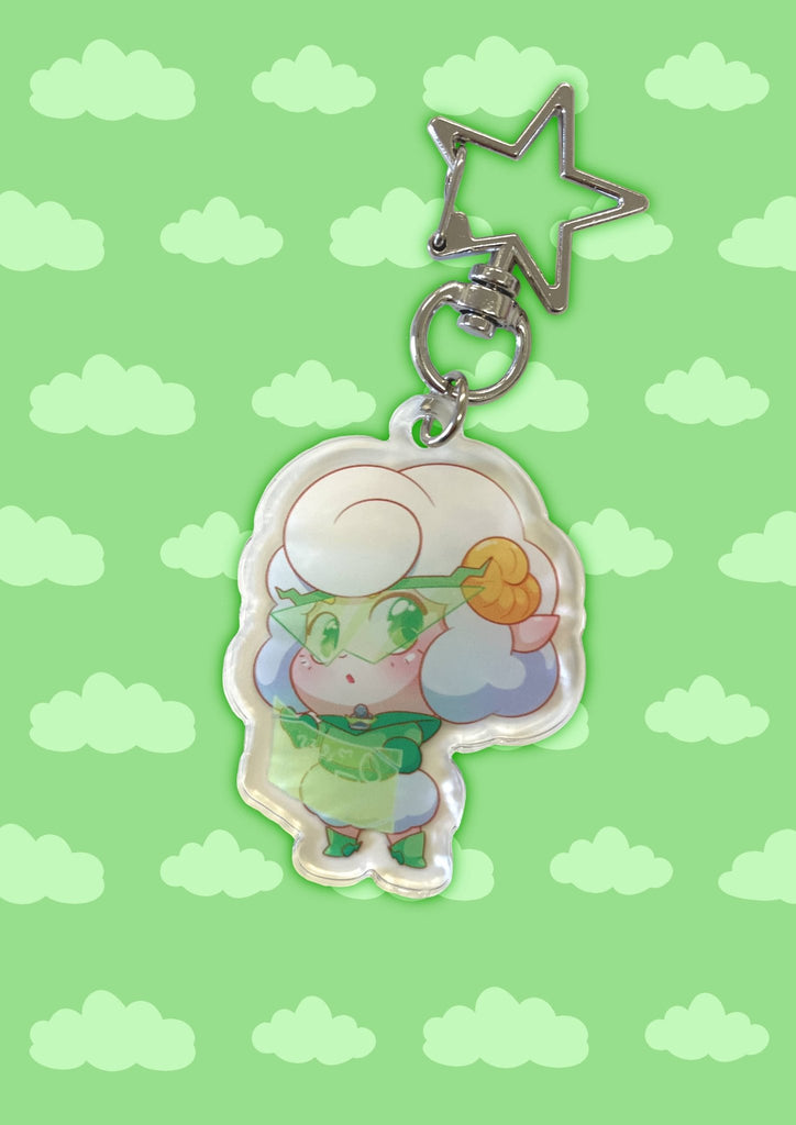 Sheep-Themed Key Chain Teddy