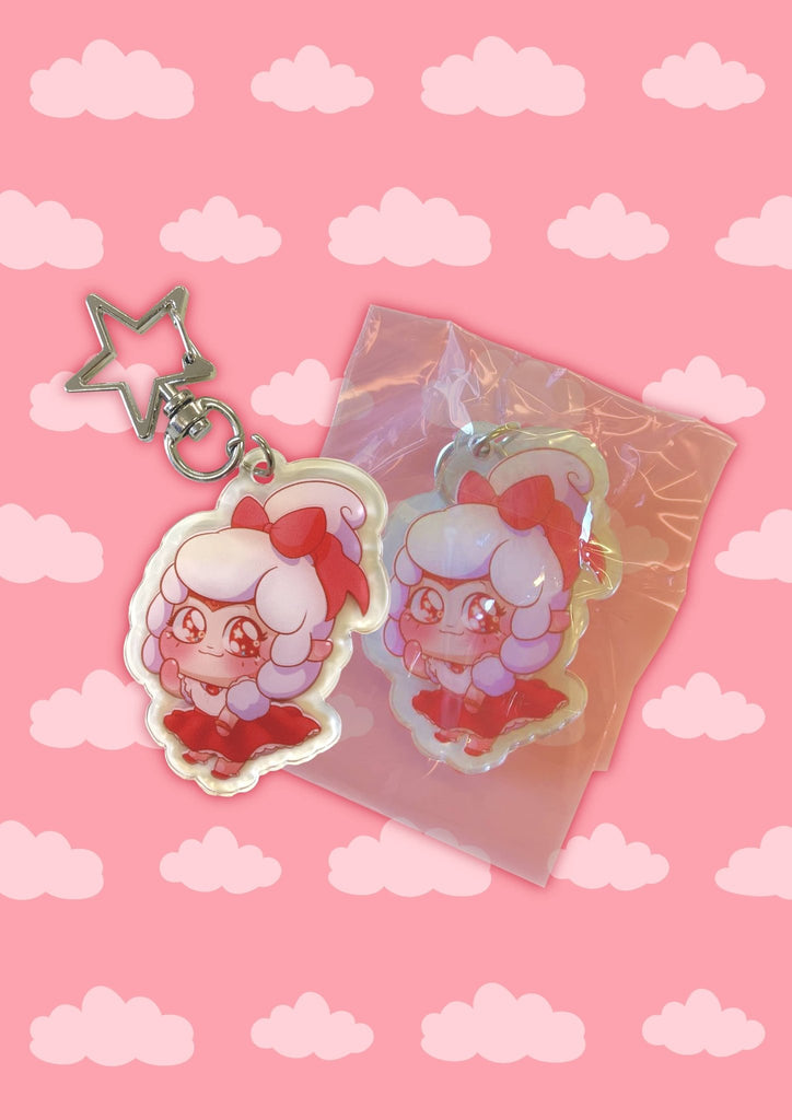 Sheep-Themed Key Chain