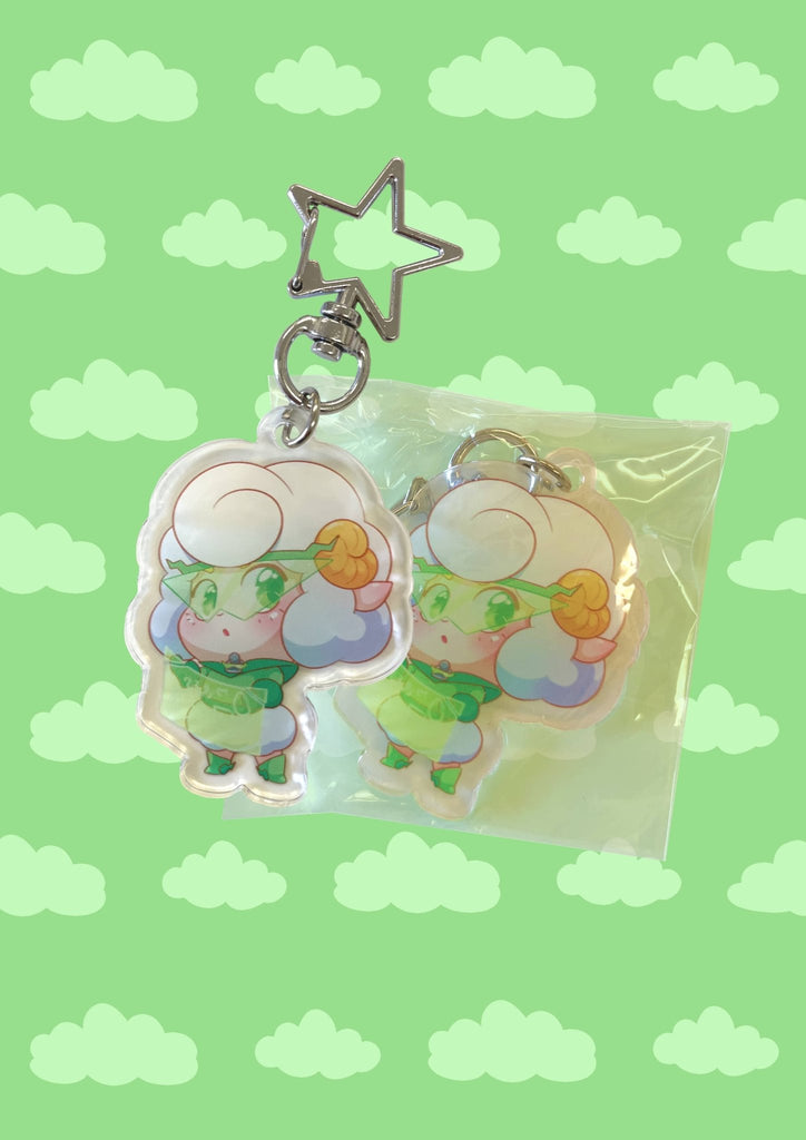 Sheep-Themed Key Chain